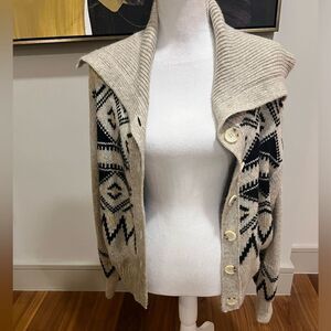 Who What Wear Fair Isle Cardigan size medium
